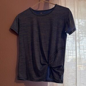 Blue Short Sleeve Men's Shirt